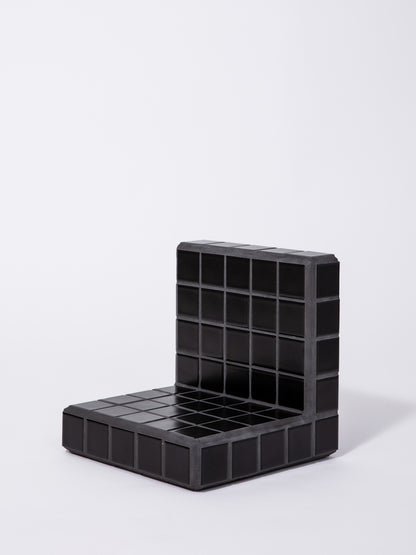 L Shaped Grid Shelf