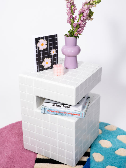 Pacmen Grid Side Table