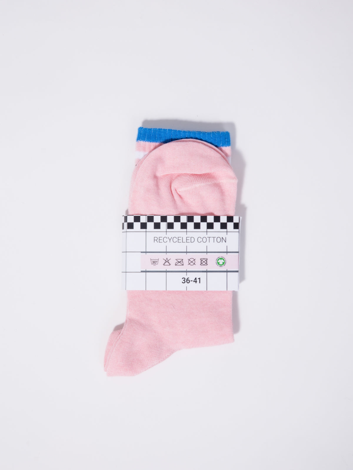 Branded Socks with Rib Top