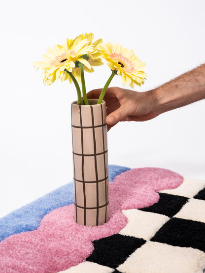 Checkerboard Tufted Rug