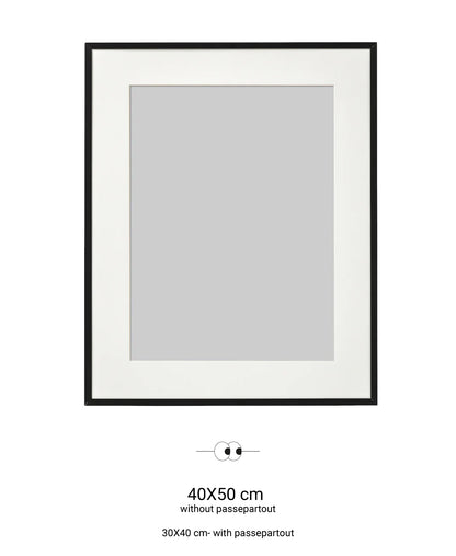 Framed Art Print Abstract Layers