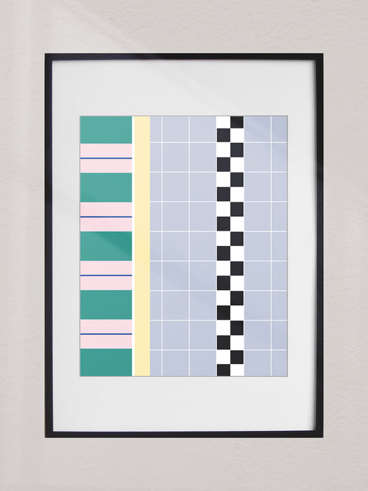 Framed Art Print Checkmate