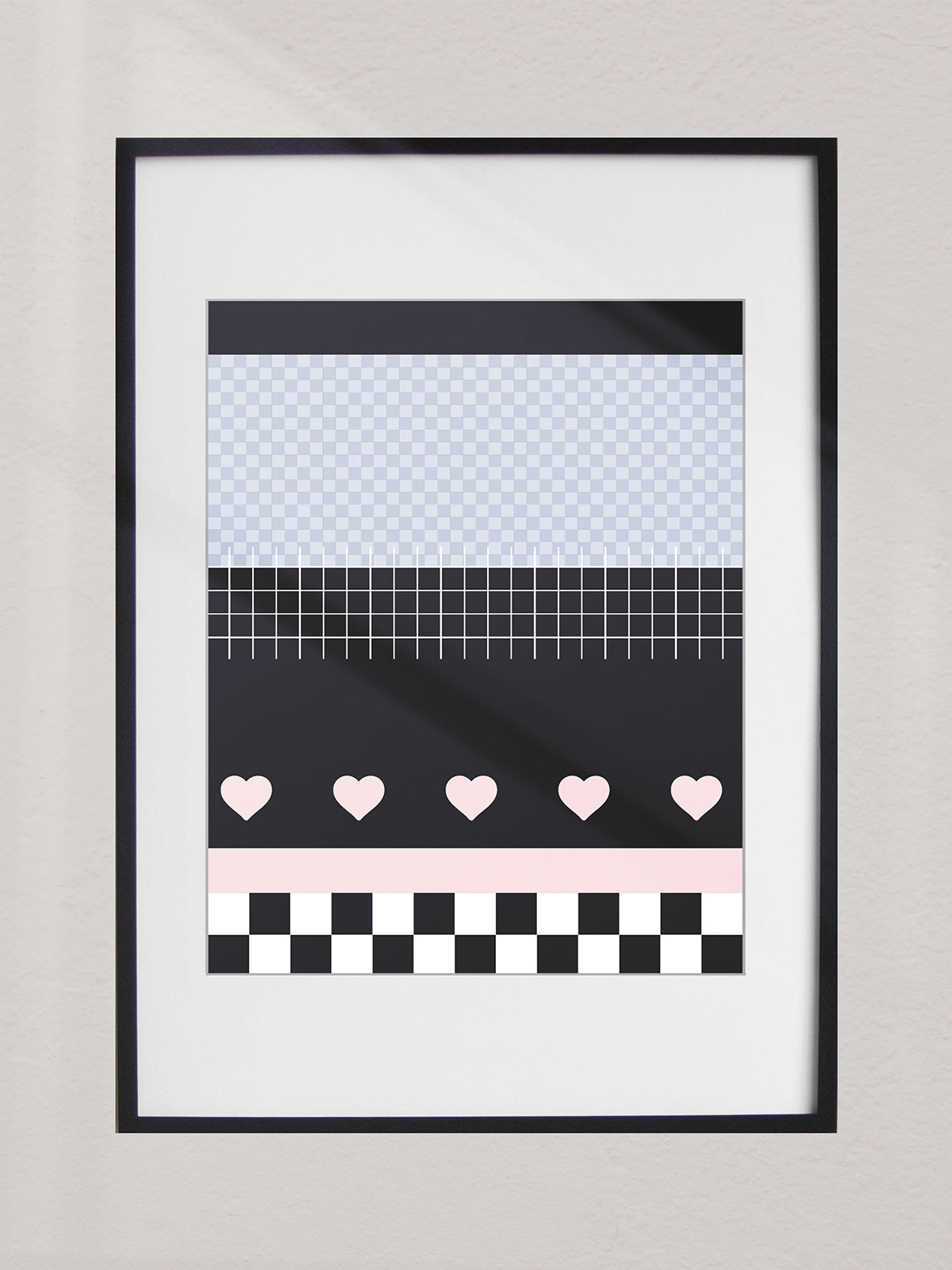 Framed Art Print Love On Top