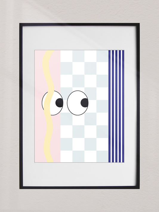 Framed Art Print Looking Right At You